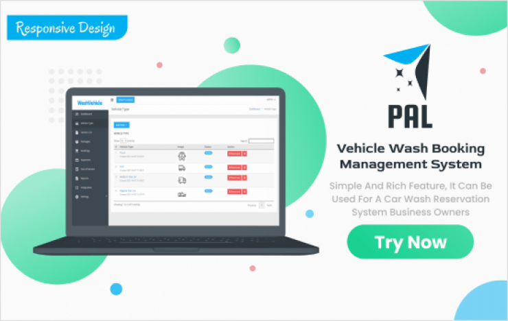 vechile wash management system